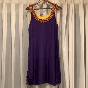 Catherine Melandrino purple dress